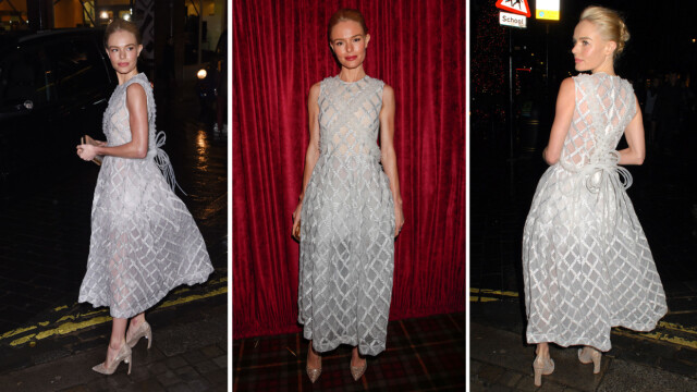 NATTENS PRINSESSE: Skuespiller kate Bosworth får moteskryt for denne florlette designerkjolen med spennende flettedetaljer. Foto: Rex/ NTB Scanpix NATTENS PRINSESSE: Skuespiller kate Bosworth får moteskryt for denne florlette designerkjolen med spennende flettedetaljer. Foto: Rex/ NTB Scanpix